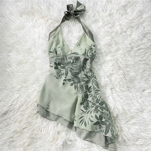 Retro Halter Neck Top